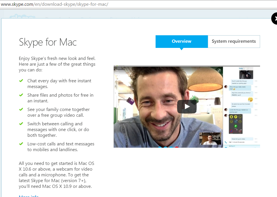 skype for mac is it free